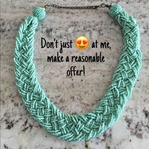 Mint beaded necklace